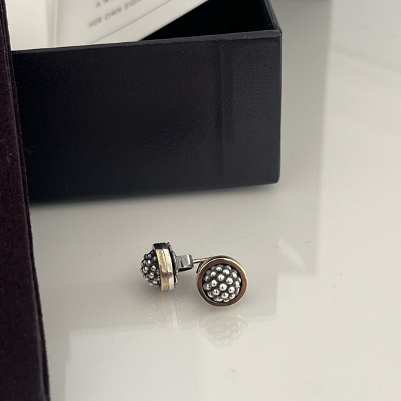 NWT LAGOS Caviar Forever Beaded Stud 18k Gold and Sterling Silver Earrings✨ - Picture 11 of 15